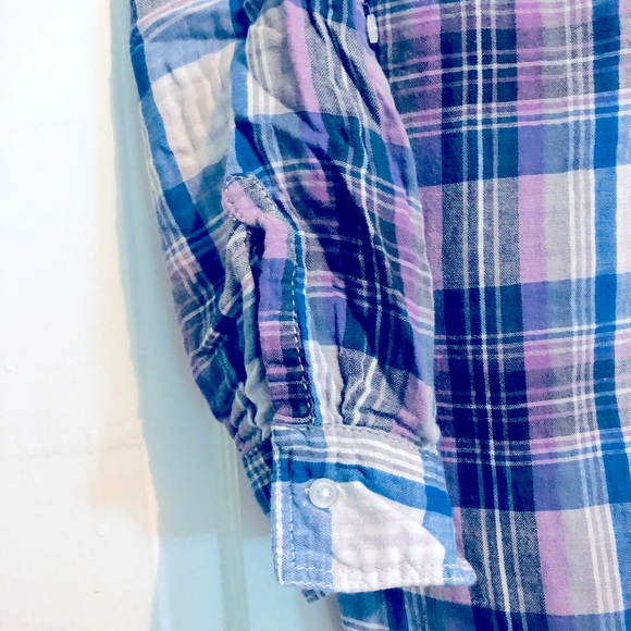 [H&M] Plaid Button-Down Shirt - Picture 6 of 7